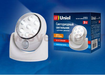 Светильник накладной Uniel ULK-N21 SENSOR WHITE