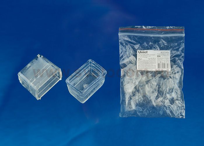 Аксессуар для монтажа светодиодных лент Uniel UCW-N21 CLEAR 025 POLYBAG