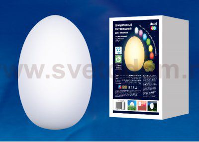 Светильник садово-парковый Uniel ULG-R003 019/RGB IP54 EGG