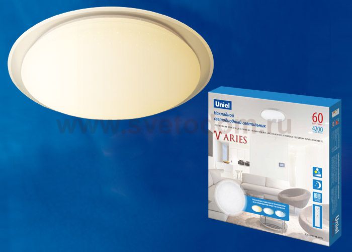 Светильник накладной Uniel ULI-D213 60W/SW/55 ARIES
