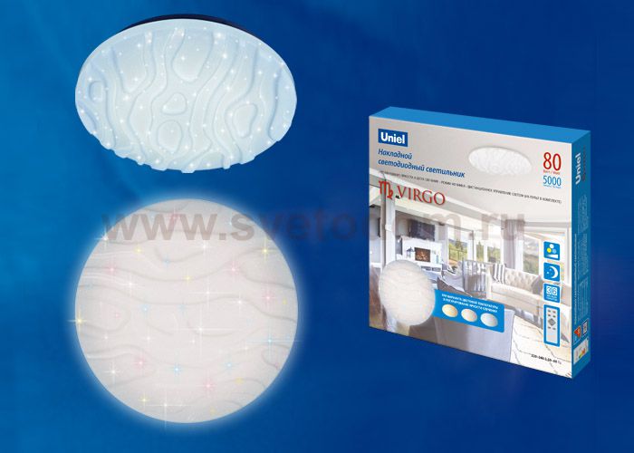 Светильник накладной Uniel ULI-D249 80W/SW/60 VIRGO
