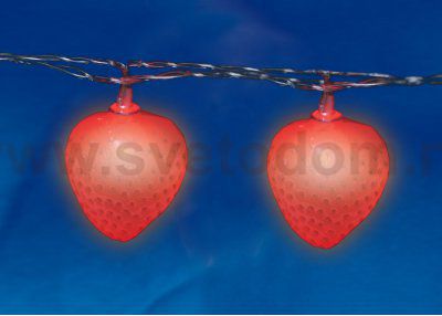Гирлянда Uniel ULD-S0400-010/STB/2AA RED IP20 STRAWBERRY