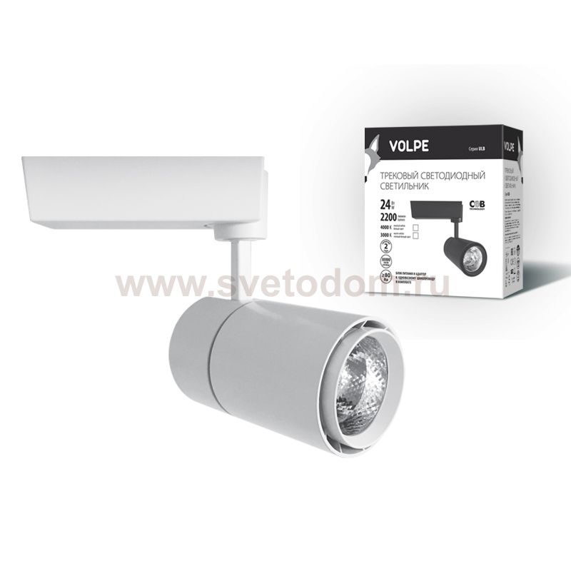 Однофазная трековая система Volpe ULB-Q252 24W/WW/H WHITE