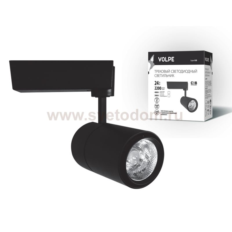 Однофазная трековая система Volpe ULB-Q252 24W/NW/H BLACK