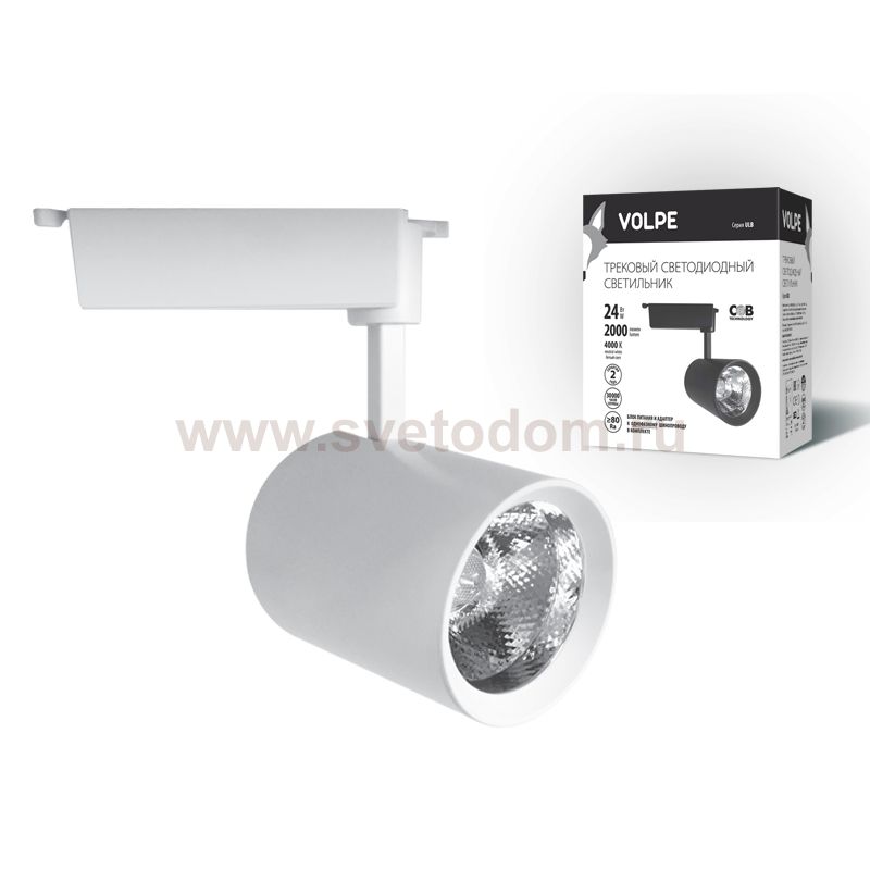 Однофазная трековая система Volpe ULB-Q253 24W/NW/A WHITE