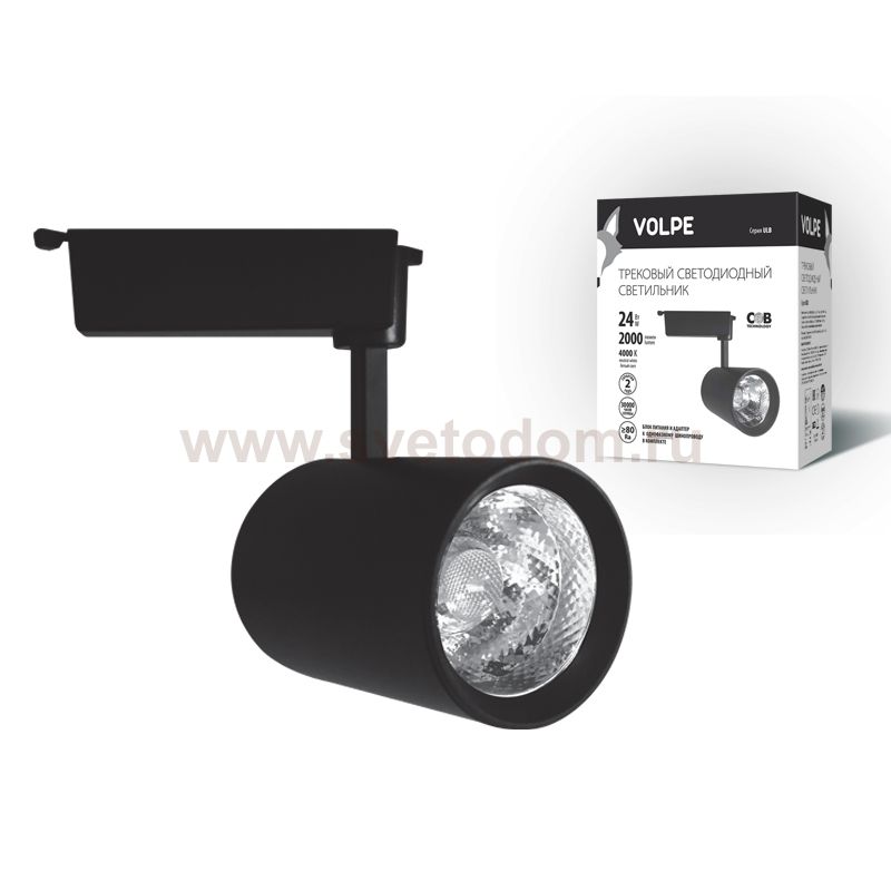 Однофазная трековая система Volpe ULB-Q253 24W/NW/A BLACK
