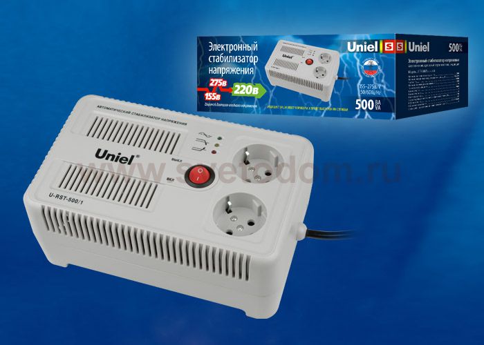Стабилизатор напряжения Uniel U-RST-500/1