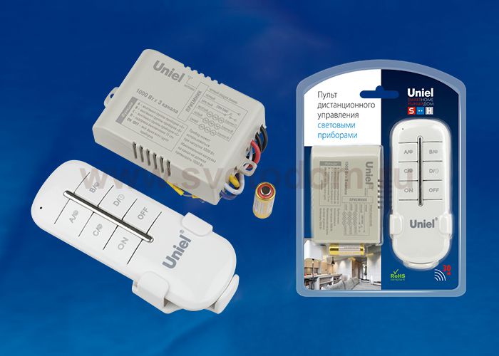 Пульты управления световыми приборами Uniel UCH-P005-G3-1000W-30M
