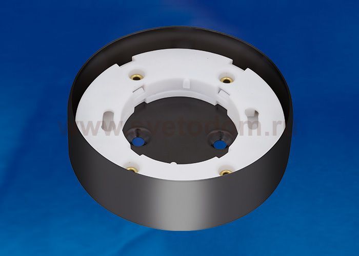 Светильник накладной Uniel GX53/FT BLACK CHROME 10 PROM