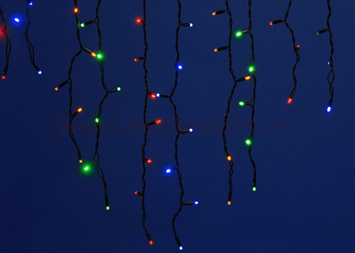 Гирлянда бахрома Uniel ULD-B3010-200/TBK MULTI IP67