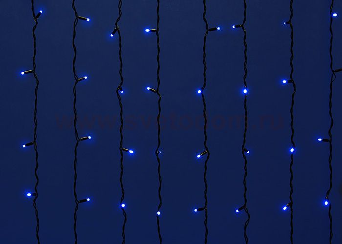 Гирлянда-занавес Uniel ULD-C2030-240/TBK BLUE IP67