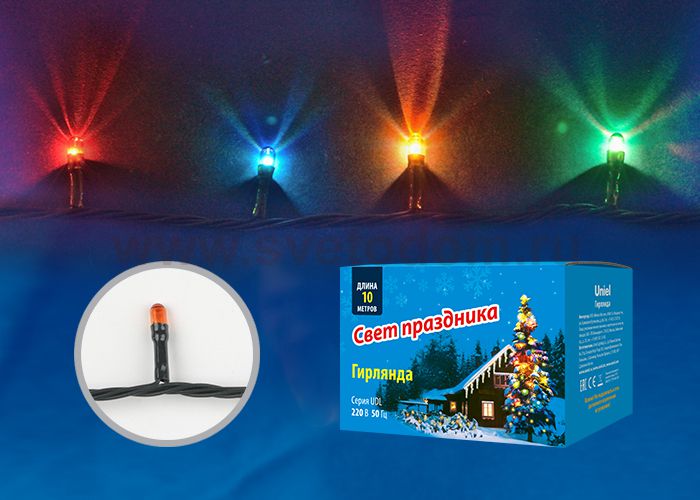 Гирлянда Uniel UDL-S1000-200/DGA MULTI IP20 MINI