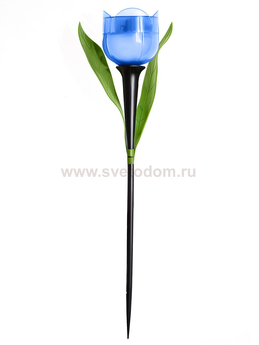 Садовый светильник на солнечной батарее Uniel USL-C-454/PT305 BLUE TULIP