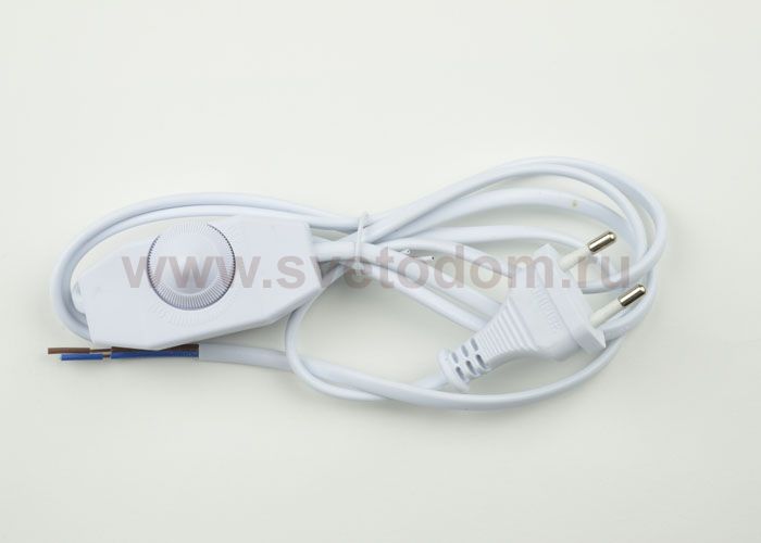 Сетевой шнур с вилкой и выключателем Uniel UCX-C30/02A-170 WHITE