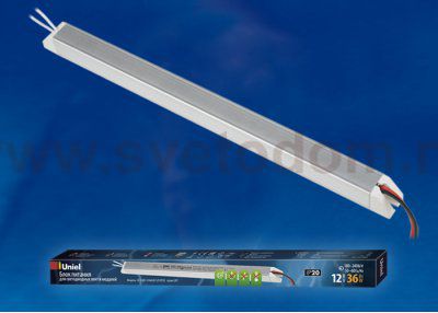 Блок питания для светодиодных ламп и модулей Uniel UET-VAT-036A20 12V IP20