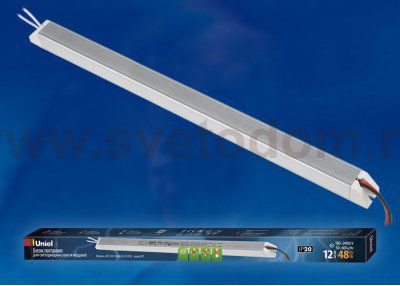Блок питания для светодиодных ламп и модулей Uniel UET-VAT-048A20 12V IP20