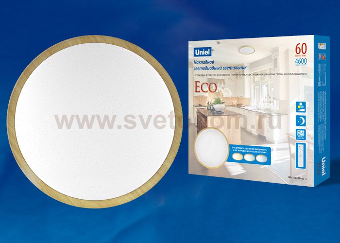Светильник накладной Uniel ULI-D284 60W/SW/49 ECO