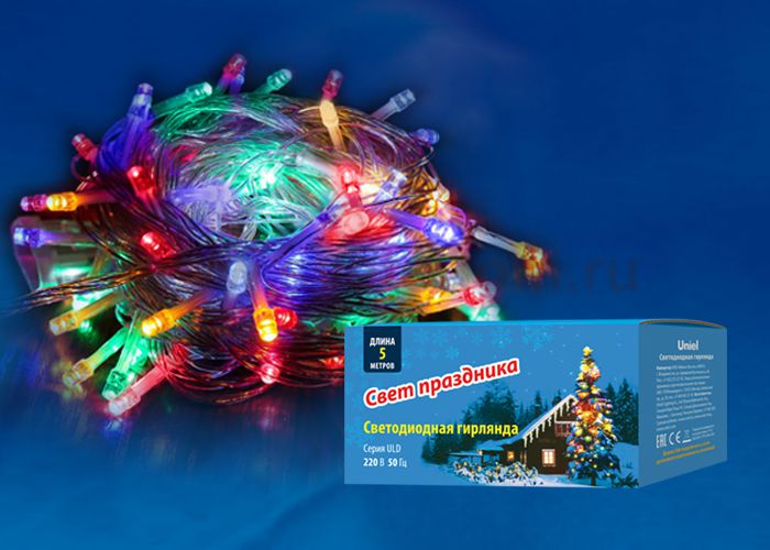 Гирлянда Uniel ULD-S0500-050/DTA MULTI IP20