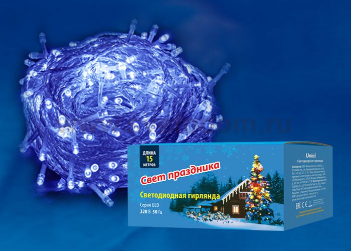 Гирлянда Uniel ULD-S1500-100/DTA BLUE IP20