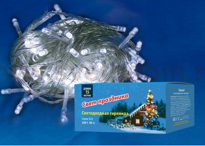 Гирлянда Uniel ULD-S1500-100/DTA WHITE IP20