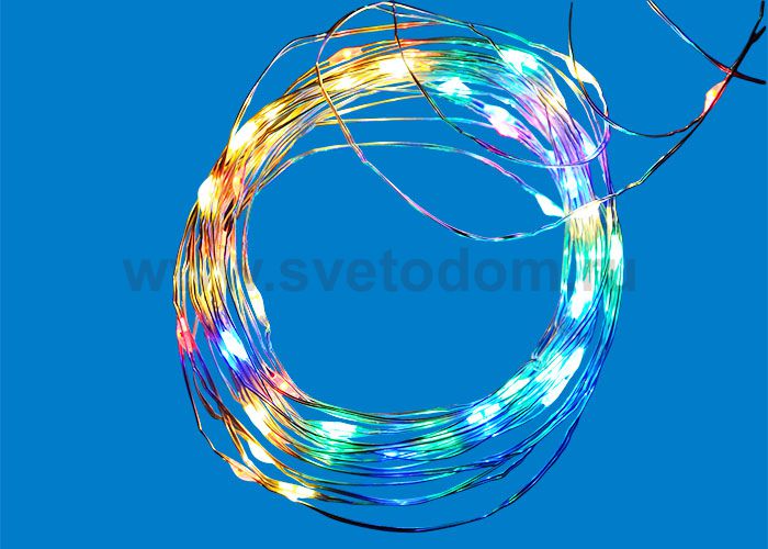 Гирлянда Uniel ULD-S0500-050/SCB/2AA MULTI IP20 DEW