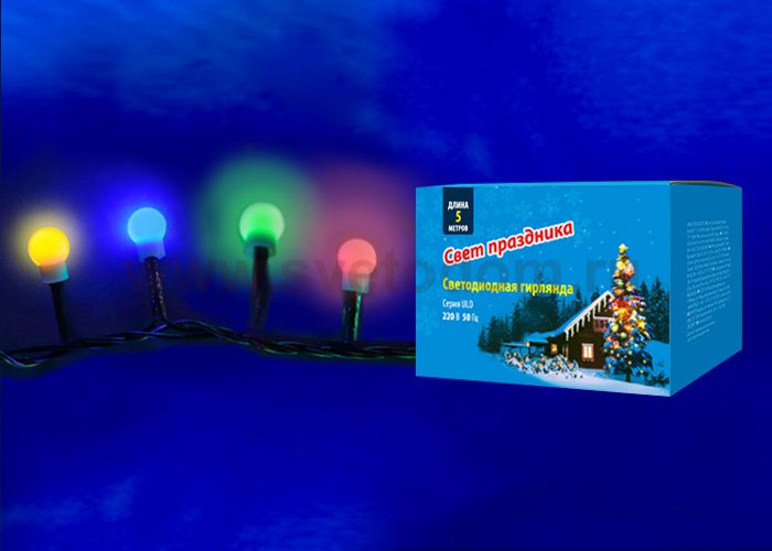 Гирлянда Uniel ULD-S0500-100/DGA MULTI IP20 COLORBALLS-1