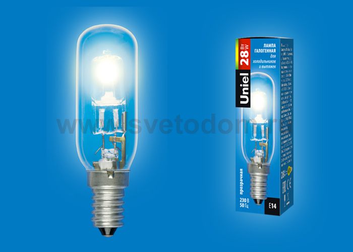 Лампа галогенная Uniel HCL-28/CL/E14/F25 special