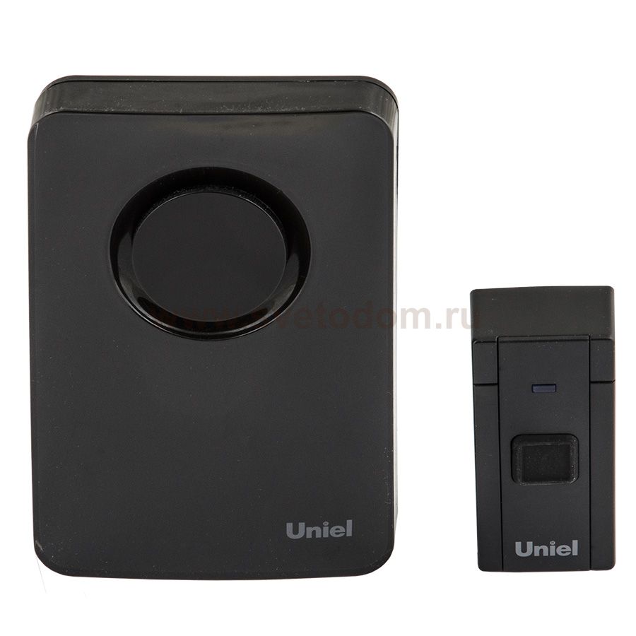 Звонок беспроводной Uniel UDB-014W-R1T1-36S-100M-BL