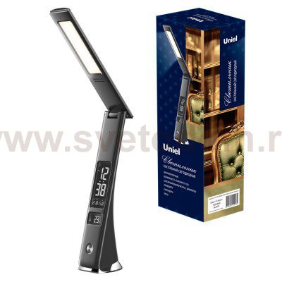 Светодиодный светильник с аккумулятором Uniel TLD-567 Black/LED/300Lm/4500K/Dimmer