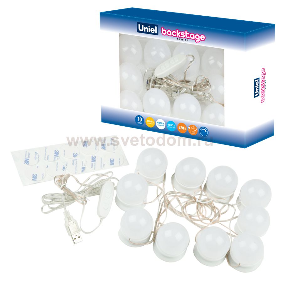 Декоративная подсветка Uniel ULM-F50-8W/SW/10/DIM IP20 WHITE