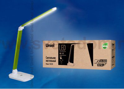 Лампа настольная Uniel TLD-521 Green/LED/800Lm/5000K/Dimmer