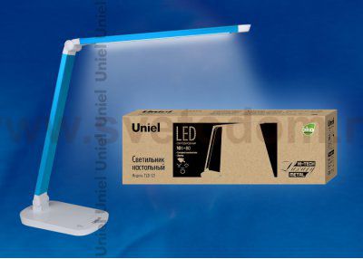 Лампа настольная Uniel TLD-521 Blue/LED/800Lm/5000K/Dimmer
