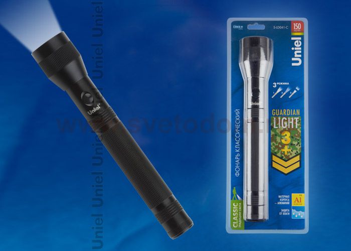 Фонарь Uniel S-LD041-C Black