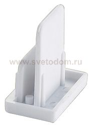 Однофазная трековая система Volpe Заглушка торцевая UFB-Q121 C21 WHITE 1 POLYBAG