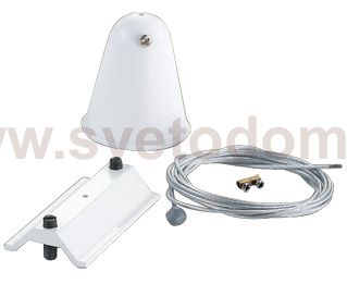 Однофазная трековая система Volpe Набор для подвесного монтажа UFB-Q121 H21 WHITE 1 POLYBAG