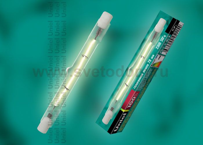 Лампа галогенная Uniel J-78/100/R7s