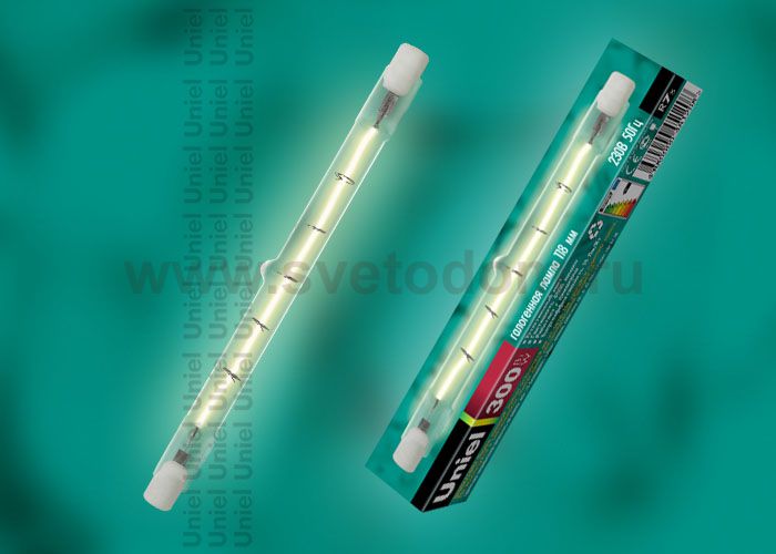 Лампа галогенная Uniel J-118/300/R7s