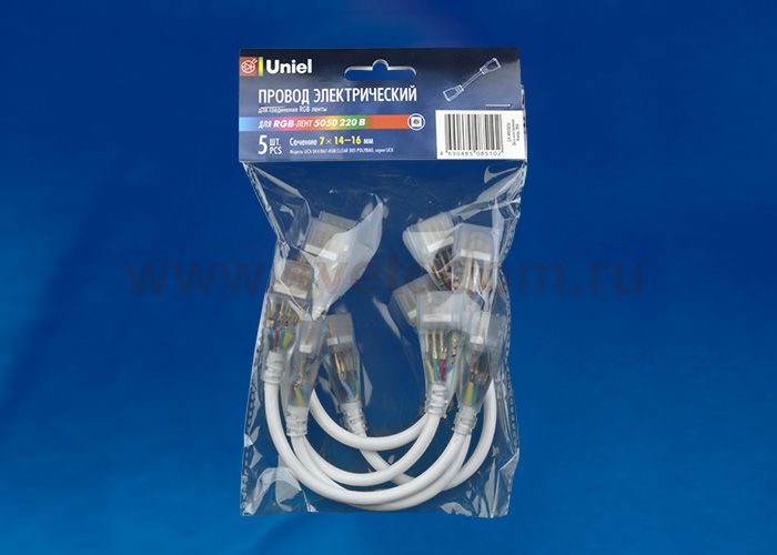 Соединитель (провод) Uniel UCX-SK4/B67-RGB CLEAR 005 POLYBAG