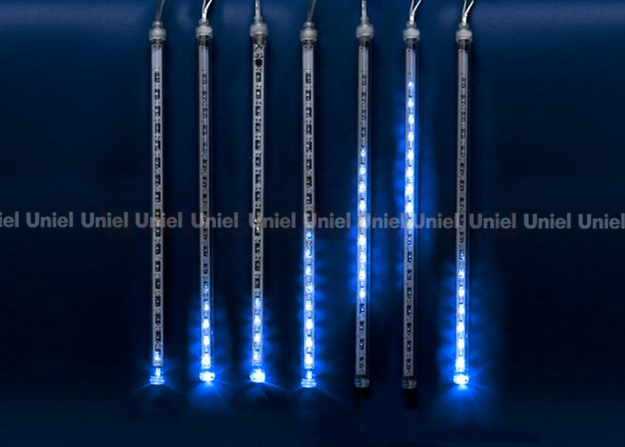 Занавес светодиодный Uniel ULD-E2405-240/DTK BLUE IP44 METEOR