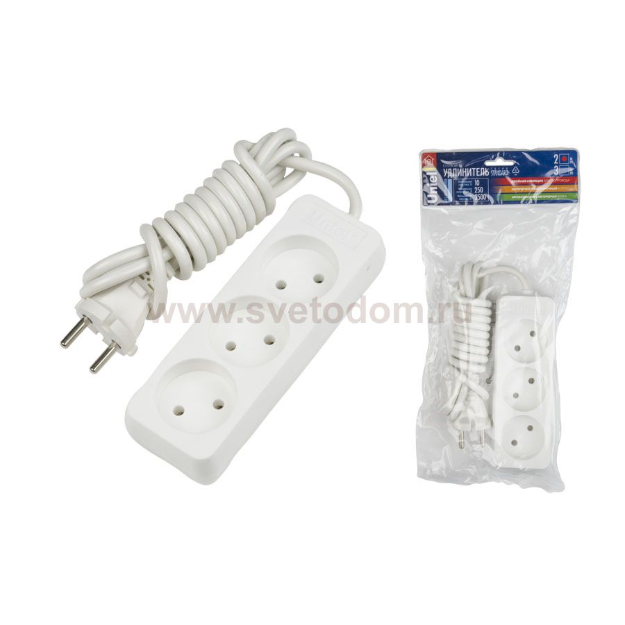 Удлинитель Uniel S-CD3-2