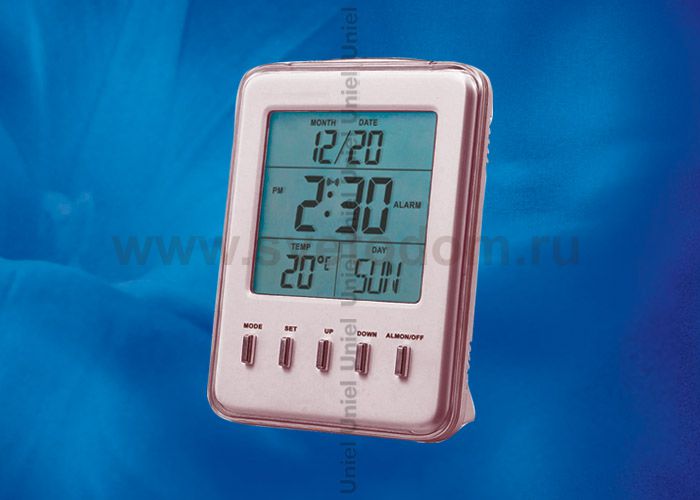 Часы с метеостанцией Uniel UT-73L цвет корпуса - сиреневый