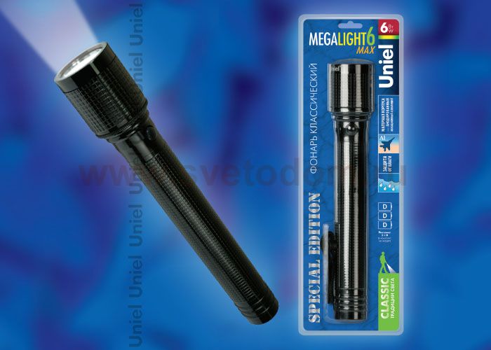 Фонарь Uniel S-LD017-C Black