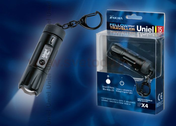 Фонарь Uniel P-KL025-B Black