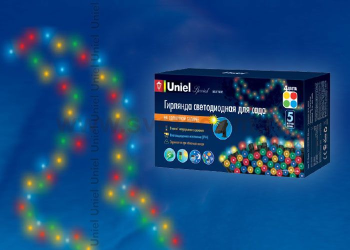 Садовая гирлянда Uniel USL-S-122/PT5000 Milkyway