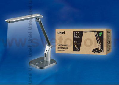 Лампа настольная Uniel TLD-502 Silver/LED/546Lm/5000K/Dimer