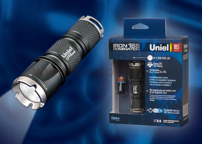 Фонарь Uniel P-ML071-BB Black