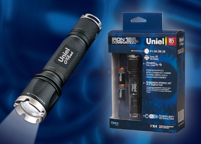Фонарь Uniel P-ML072-BB Black