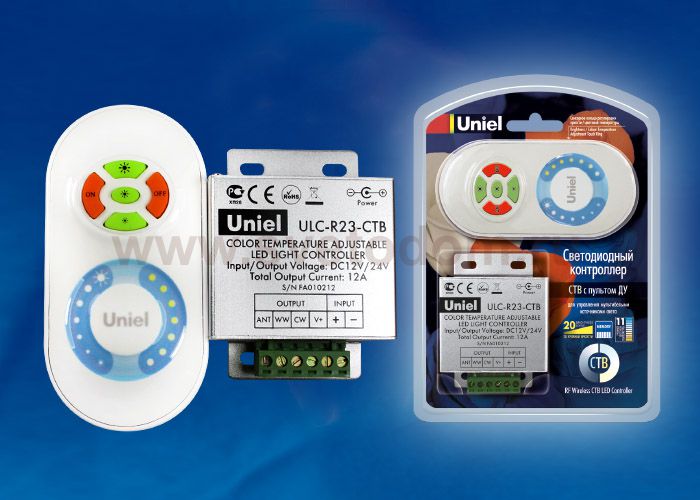 Контроллер Uniel ULC-R23-CTB White блистер