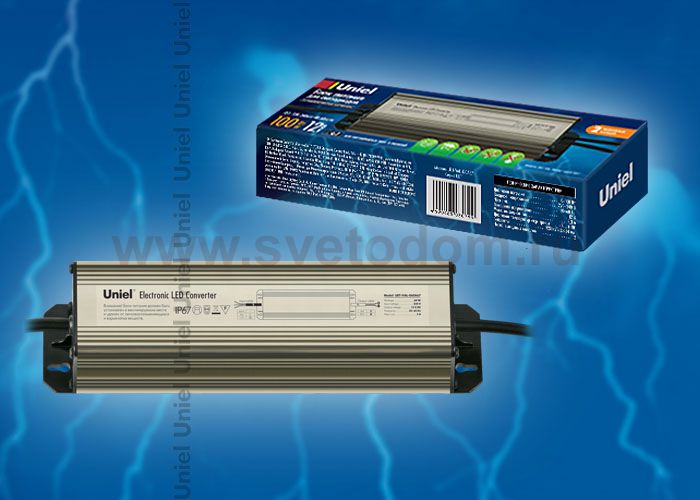 Блок питания Uniel UET-VAL-100A67 12V IP67 2 выхода