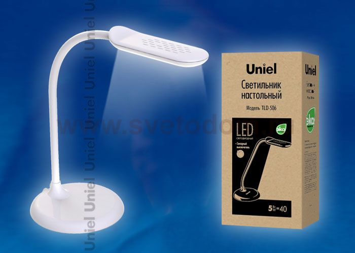Лампа настольная Uniel TLD-506 White/LED/550Lm/5000K